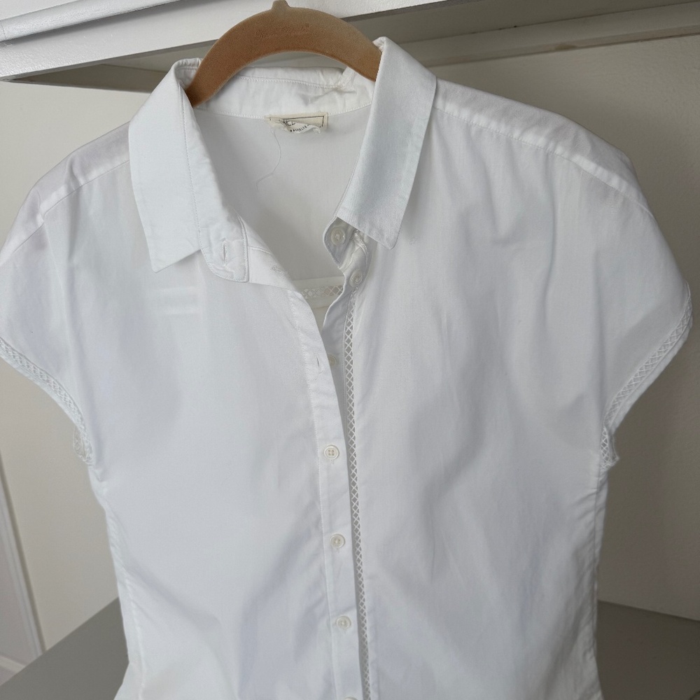 White cotton blouse